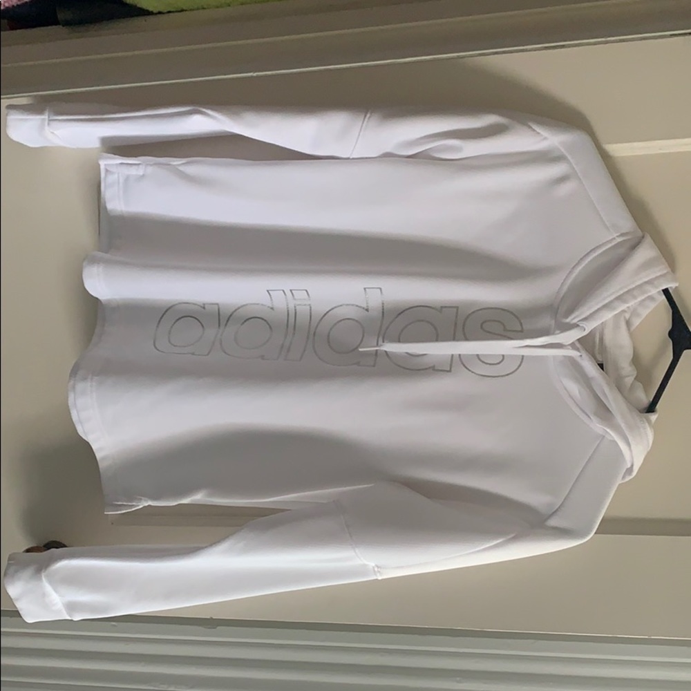 Adidas pullover w/ hoodie